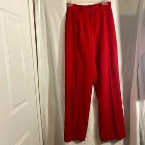 Red slacks